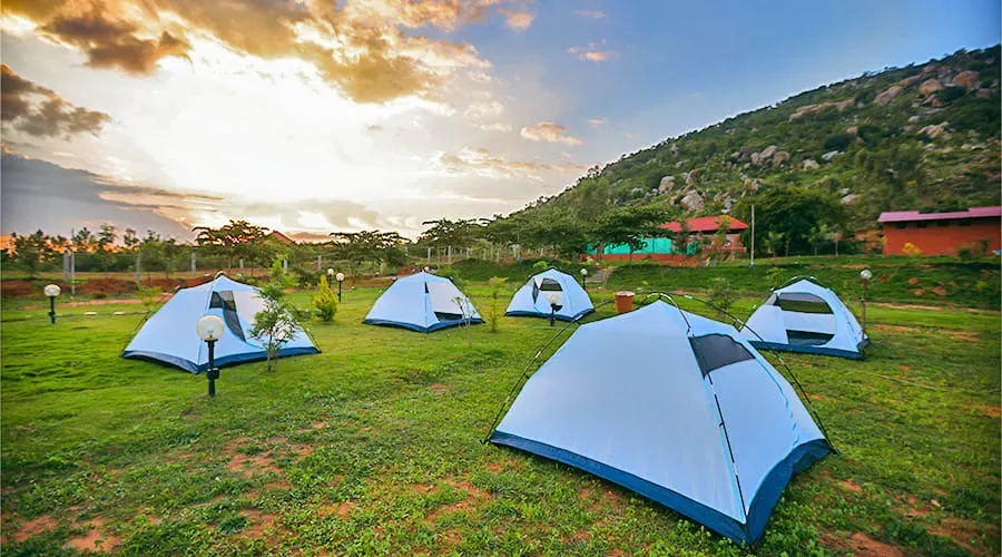 Camping At Nandi Hills